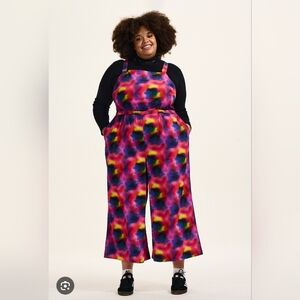 Lucy & Yak Digital Blur Tye Dye Jumpsuit